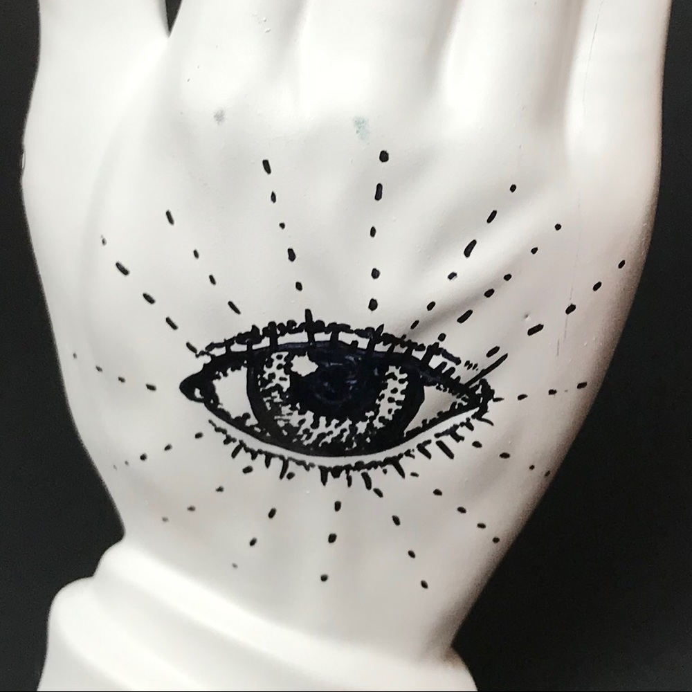 🎉HP🎉OOAK Handpainted Palmistry Hand - Picture 4 of 7